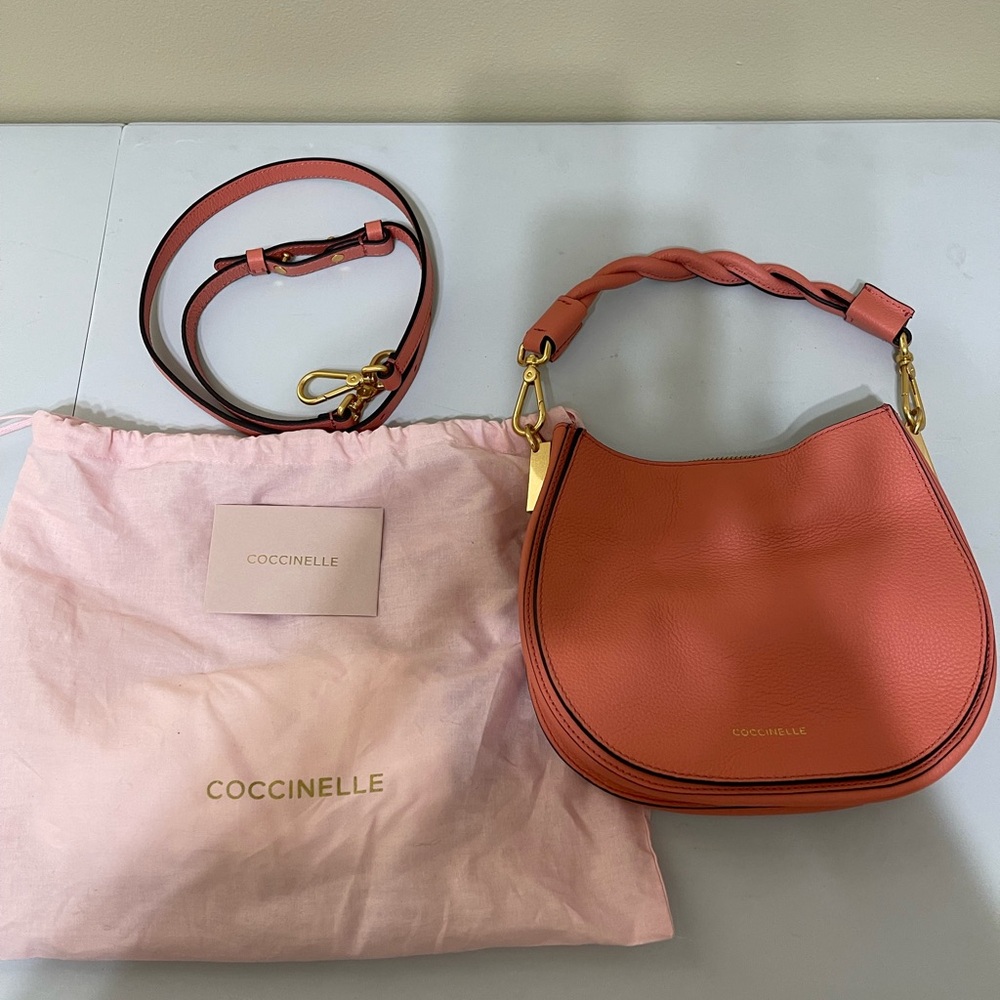 Coccinelle Arpege bag in Italian grained leather.  Never Been Used!